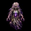 Gravewatch Banshee standing in its painterly idle pose