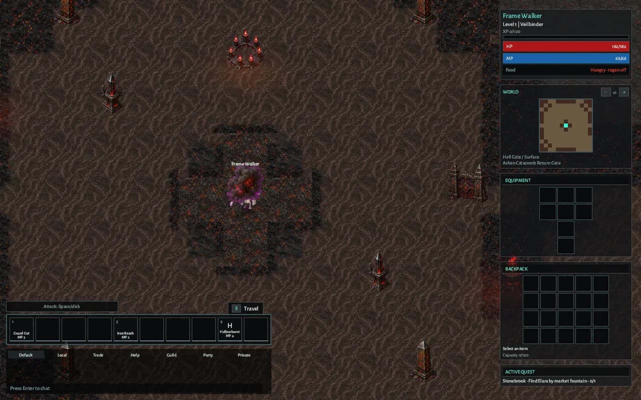 Veil-smoke carrying an adventurer into the Ashen Catacomb Return Gate